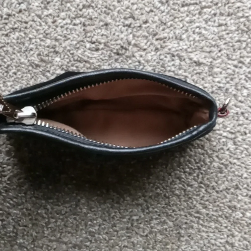 MZ Wallace Black Nylon Zip Pouch